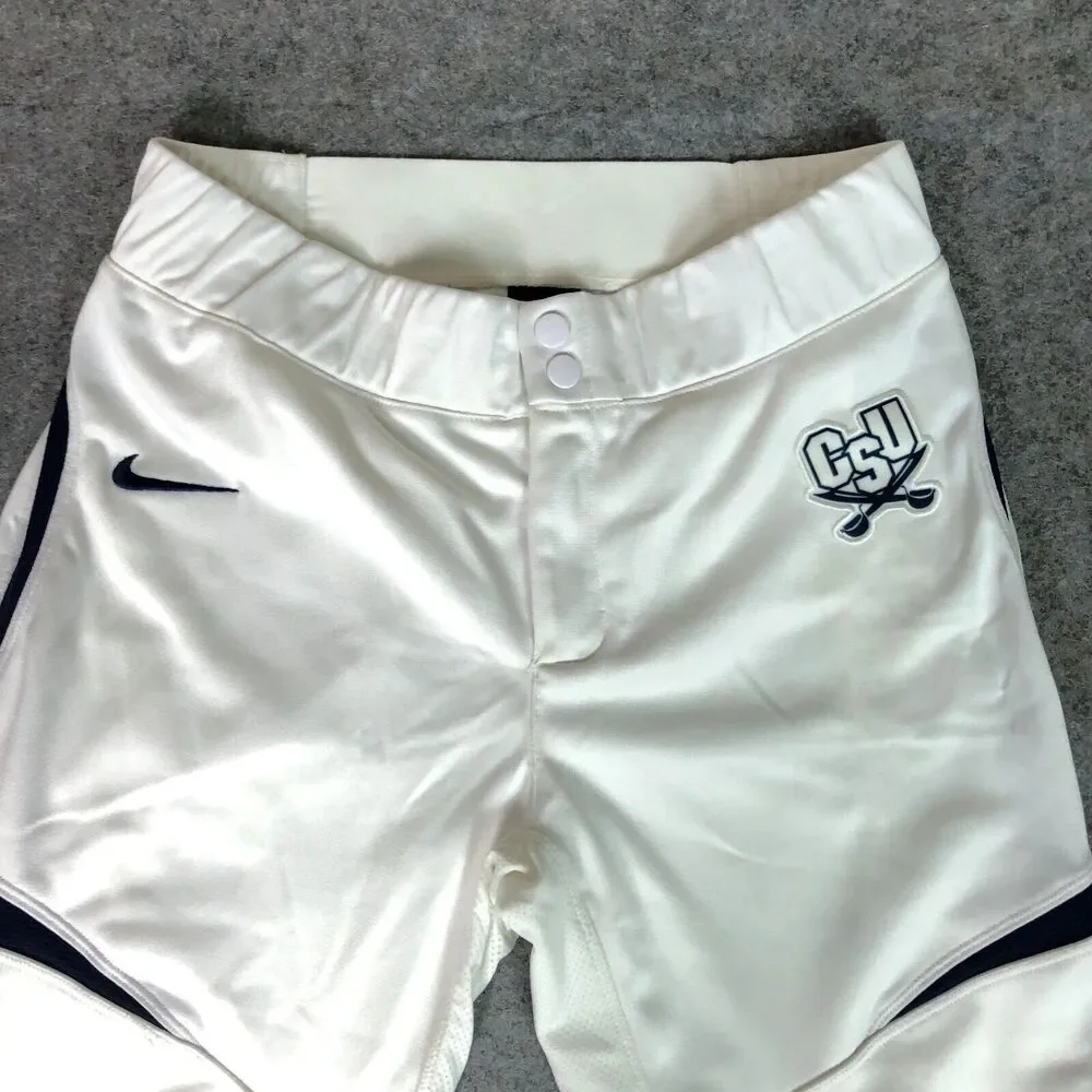 Charleston‎ Southern Bucaneers Womens Pants Medium Nike White Navy Softball Logo